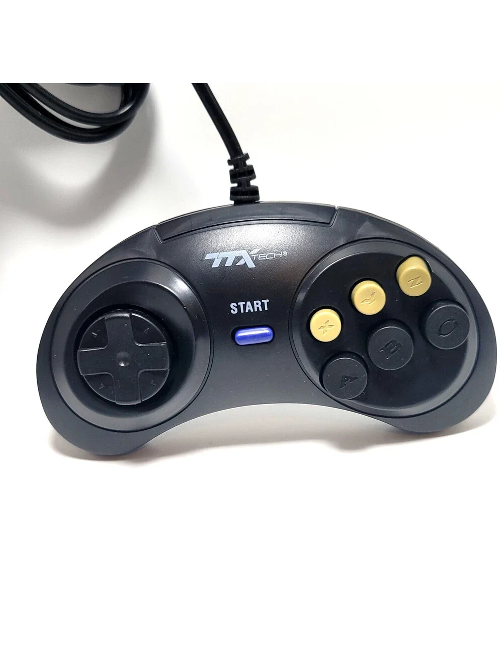 Wired Classic Controller for Sega Genesis by TTX Tech (Black) - New in Box!